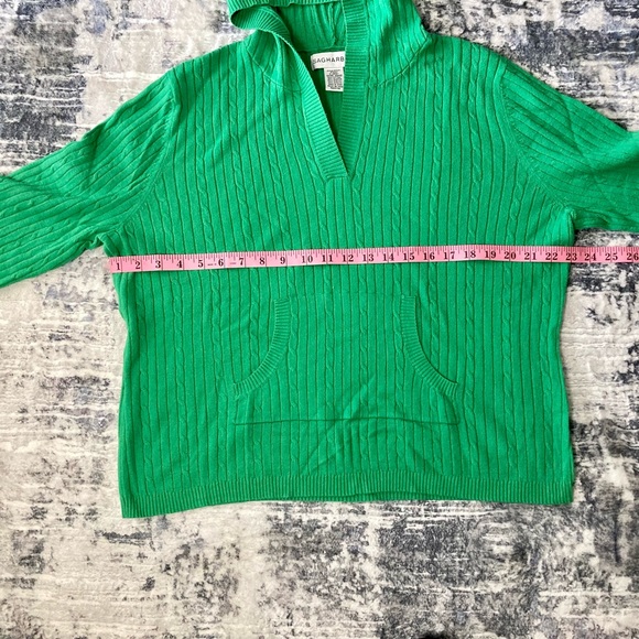 SAG HARBOUR Cable Knit Hoodie  Size XL - Picture 5 of 6